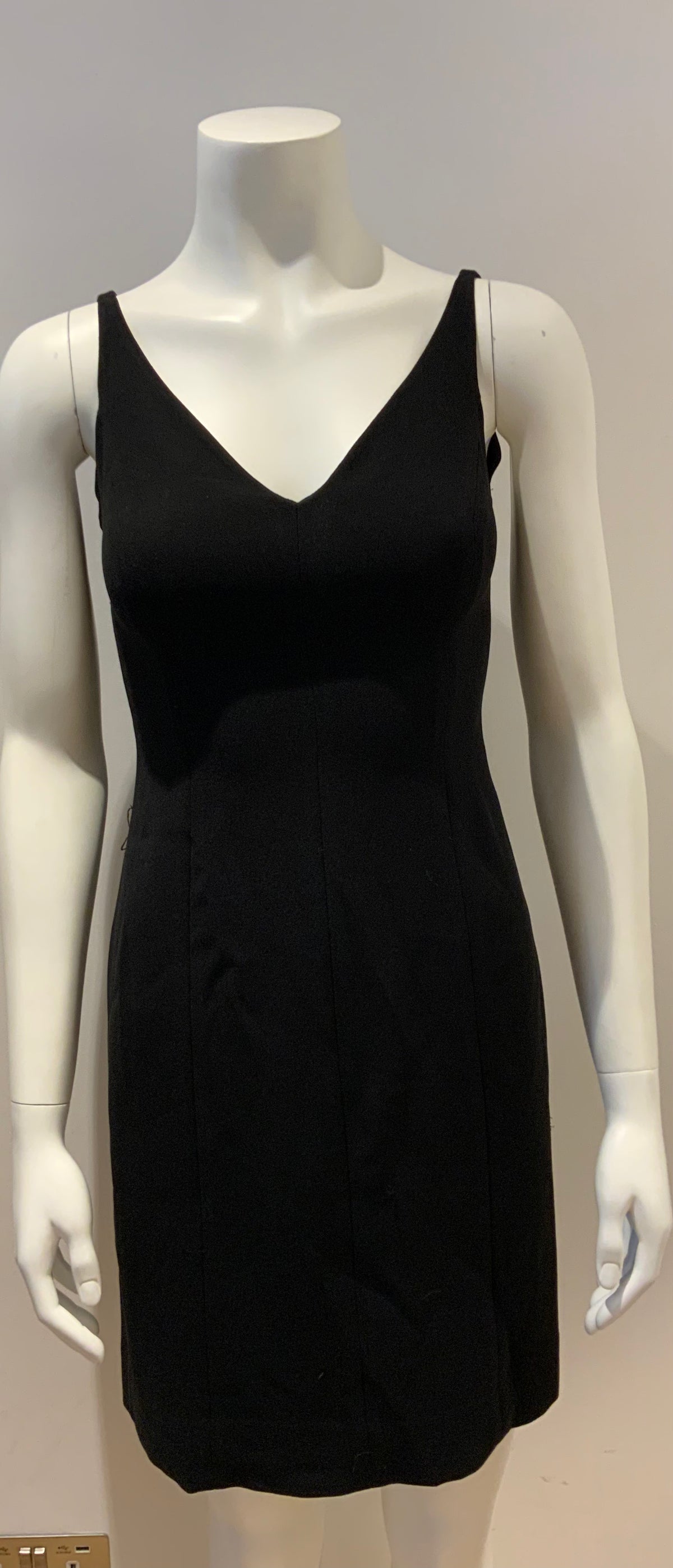 Narciso Rodriguez Sheath Dress LBD Little Black Dress Size S small ladies
