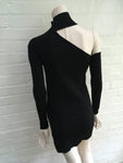 By Malene Birger Women's Black Ayai cutout stretch-knit turtleneck sweater Ladies
