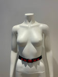 Skinny Crystal Embellishments Waist Belt Size XS ladies