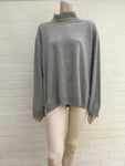 Marks&Spencer M&S Grey Pure Cashmere Turtleneck Jumper Size XL ladies