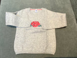PETIT BATEAU Girl’s Flower Intarsia Wool Knit Sweater Jumper 6 Years old 114 cm ladies