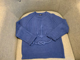 Il Gufo Boys Nautical Anchor Blue Sweater Jumper 6 years Boys Children