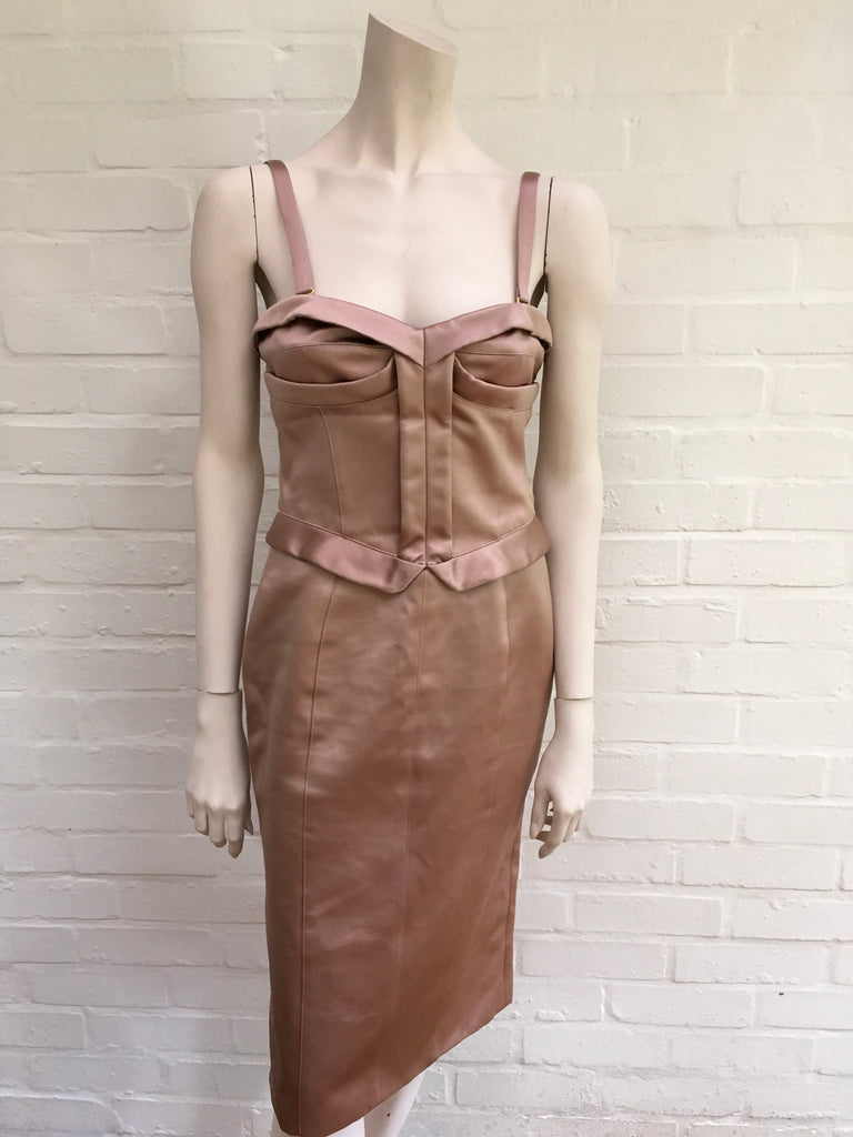 Burberry Prorsum Runaway Celebrities Kickback Bustier Dress I 40 UK 8 – Afashionistastore