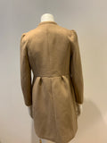 Vanessa Bruno Athé Fall lambswool neural beige coat Size F 34 UK 4 US 2 ladies