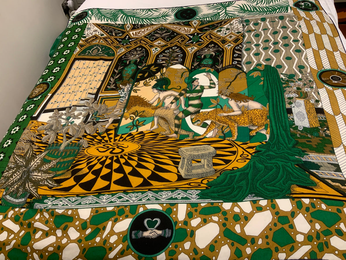 Hermès Hermes 2021 La Danse Des Amazones By Edouard Baribeaud Cashmere Shawl ladies