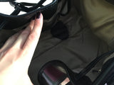 Burberry Prorsum Black Nova Check Leather Warrior Armor Hobo Handbag Bag Ladies