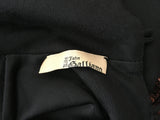 John Galliano Black Jersey Dress with Bronze Sequin Skirt Children