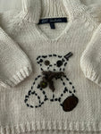 Lili Gaufrette Alpaca Blend Marcel Knit Sweater Jumper Size 6 month children