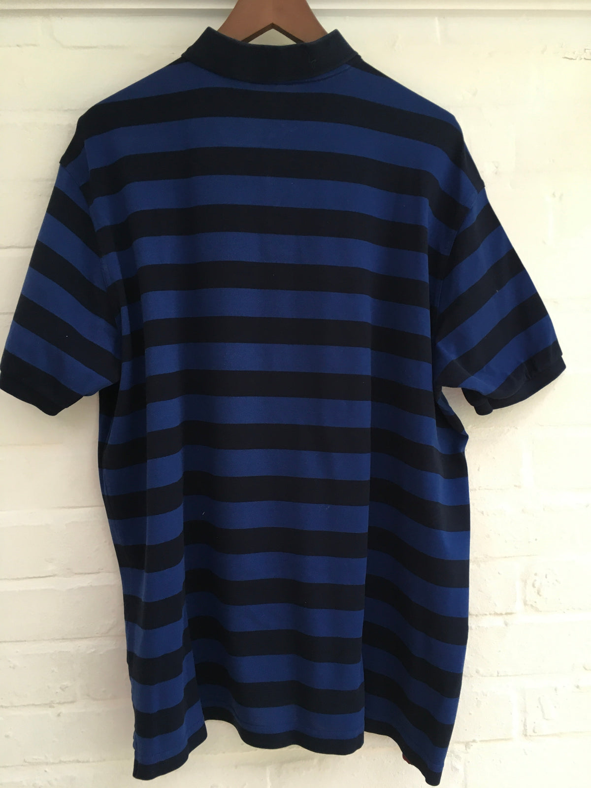 Paul & Shark Regular Fit Blue Striped Polo T shirt Size 3XL men