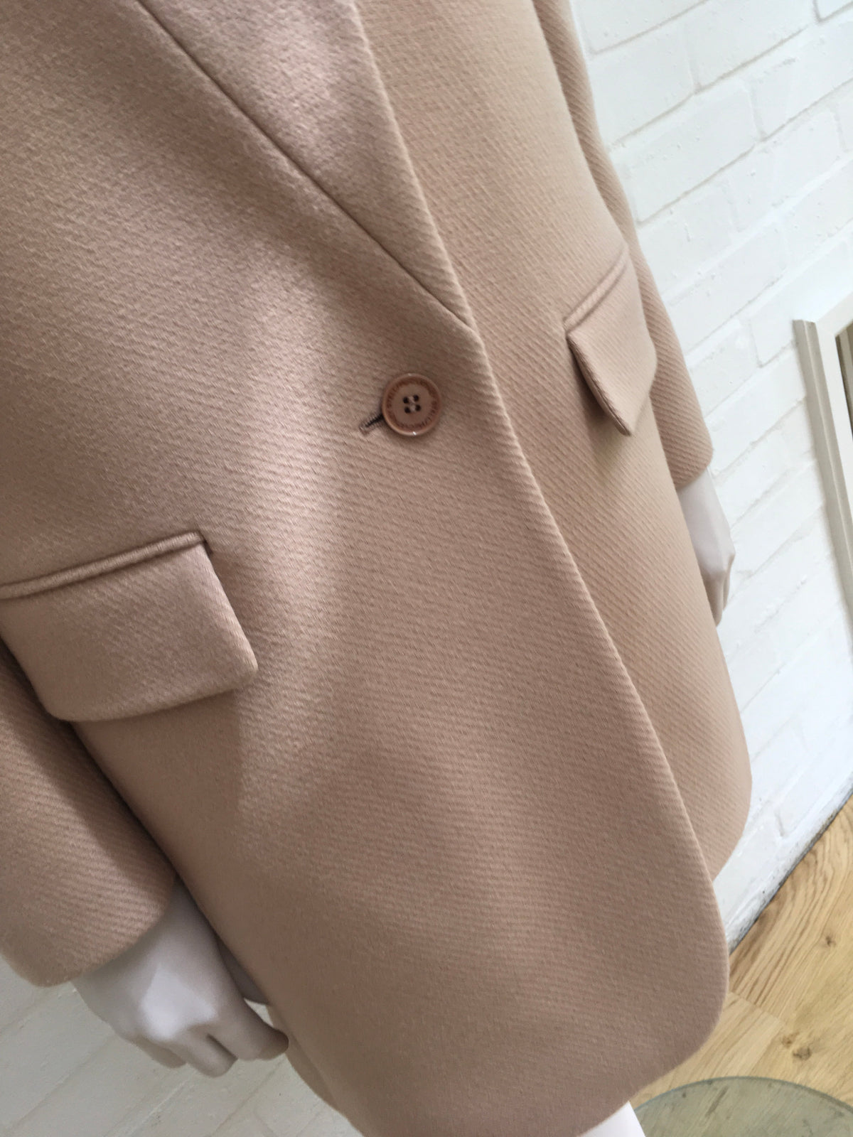 STELLA MCCARTNEY Beige 2019 Bryce wool-blend coat ladies