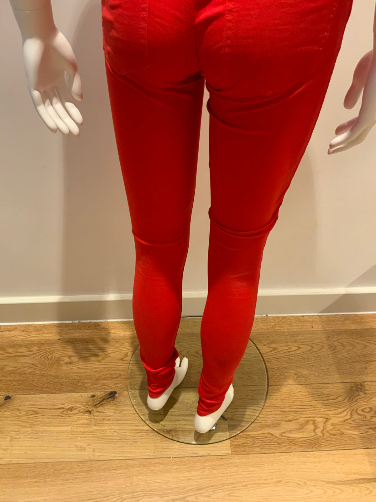 Ralph Lauren Red Skinny Jeans Denim Pants Size 25 ladies