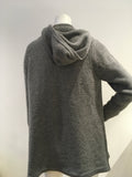 CHINTI & PARKER Merino wool and cashmere-blend oversized hooded cardigan Size XS ladies
