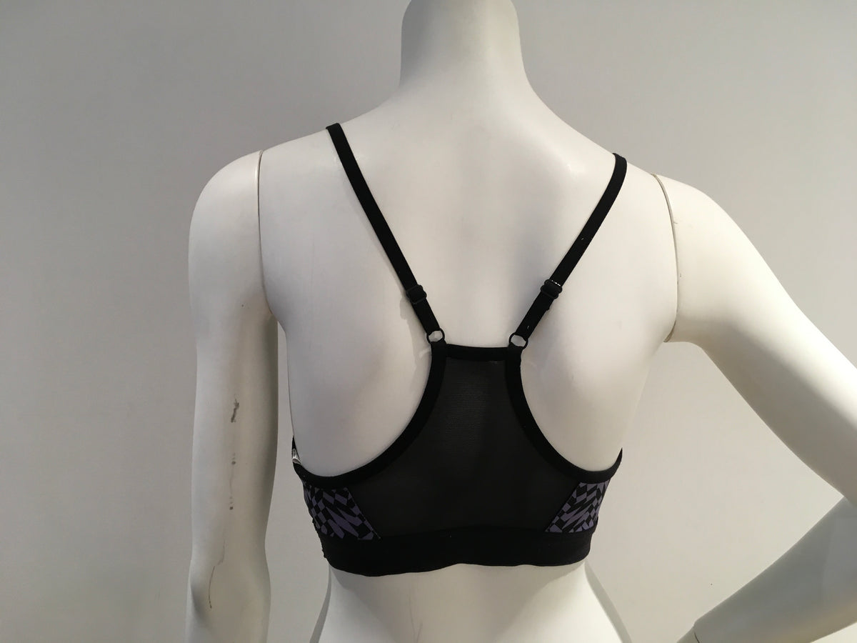 Nike Women's Pro Indy Checker Sports Bra Size M medium ladies