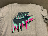 Nike Boys T-shirts Sportswear Melted Crayon T shirt Size M 137-147 Cm children