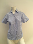 McKenzy Blue Stripe Shirt Size 42 UK 10 US 6 ladies