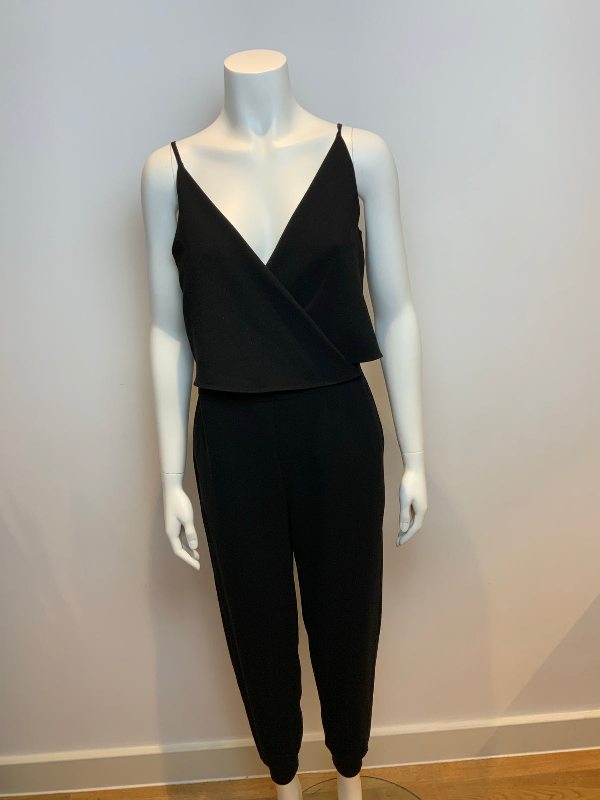 THEORY Odila crepe jumpsuit black  Size US 4 UK 8 S SMALL  ladies