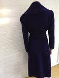 Donna Karan New York DKNY Cashmere Purple Robe Coat  Ladies