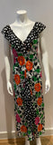 RIXO ANTOINETTE - TULIP ENGLISH FLORAL DRESS Size M MEDIUM ladies