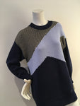 SELF-PORTRAIT Colour Block Knit Jumper Sweater Size M medium ladies