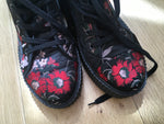 MM6 Maison Margiela Floral-jacquard high-top sneakers Trainers 39 US 9 UK 6 ladies