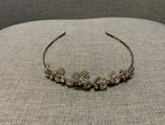 Halo & Co. headband silver flower ladies