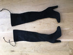 STUART WEITZMAN Russell & Bromley Over the Knee Suede Boots Size 34 UK 1 US 4