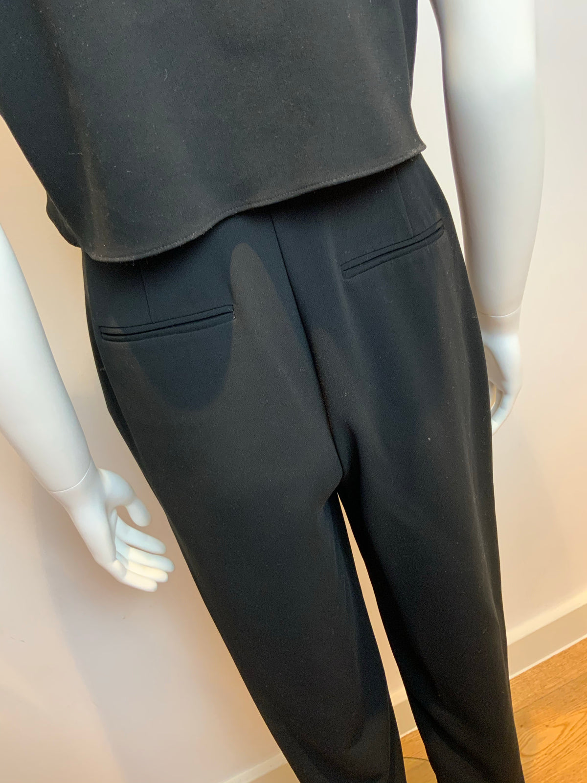 THEORY Odila crepe jumpsuit black  Size US 4 UK 8 S SMALL  ladies