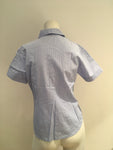 McKenzy Blue Stripe Shirt Size 42 UK 10 US 6 ladies