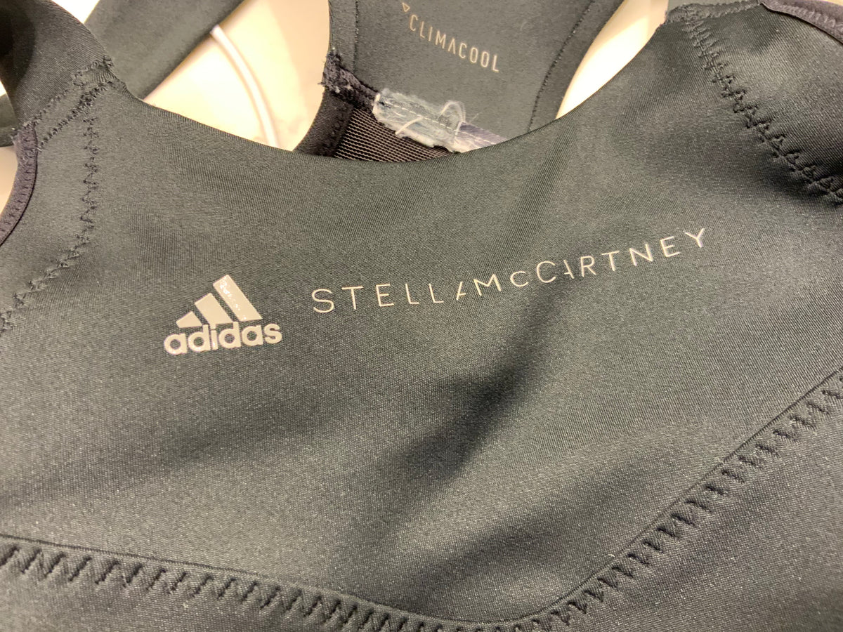 Stella McCartney Adidas Red Black logo Bra Top Size S small ladies
