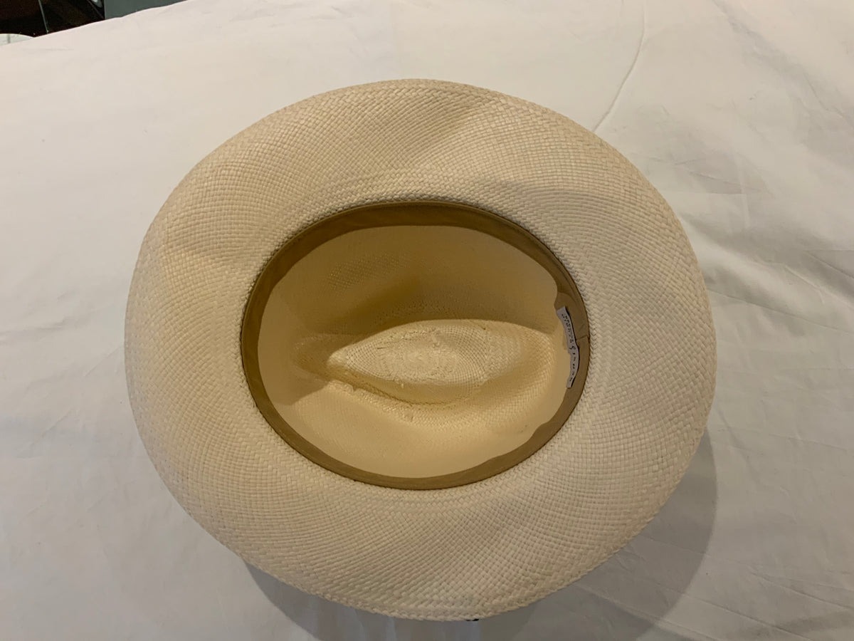 SENSI STUDIO Pompom-embellished toquilla straw Panama hat Size M Medium ladies