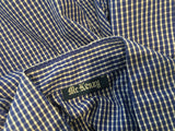 McKenzy Blue Gingham Shirt Size 44 UK 12 US 8 L LARGE ladies