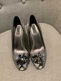 PRADA Sequin Embellishments Pumps Heels Shoes 35 1/2 UK 2.5 US 5.5 ladies