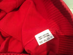 McKenzy Red Knit Cardigan Size M medium ladies