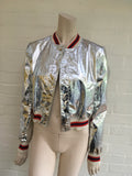 Isabel Marant Étoile Women's Silver ‘Ferna' Bomber Jacket Ladies