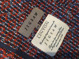 Jigsaw Tribal Linton Tweed Jacket, Blue Red Biker Jacket Size UK 10 US 6