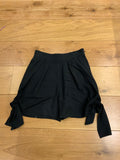 Chloé Chloe Black High Waist Iconic Tie Detail Shorts Size F 36 US 4 UK 8 ladies