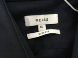 REISS navy blue slim fit shirt Size XL Extra Large men