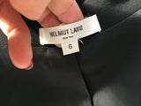 Helmut Lang black wool one-piece tuxedo shorts jumpsuit  LADIES