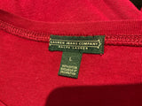 LAUREN JEANS COMPANY Ralph Lauren Red TOP SIZE L ladies