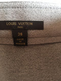 LOUIS VUITTON COLORBLOCK A-LINE SKIRT FALL 2014 COLLECTION SIZE F38 S SMALL LADIES