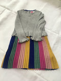 MINI BODEN Sparkly Party Knit Sweater Dress Size 4-5 years children