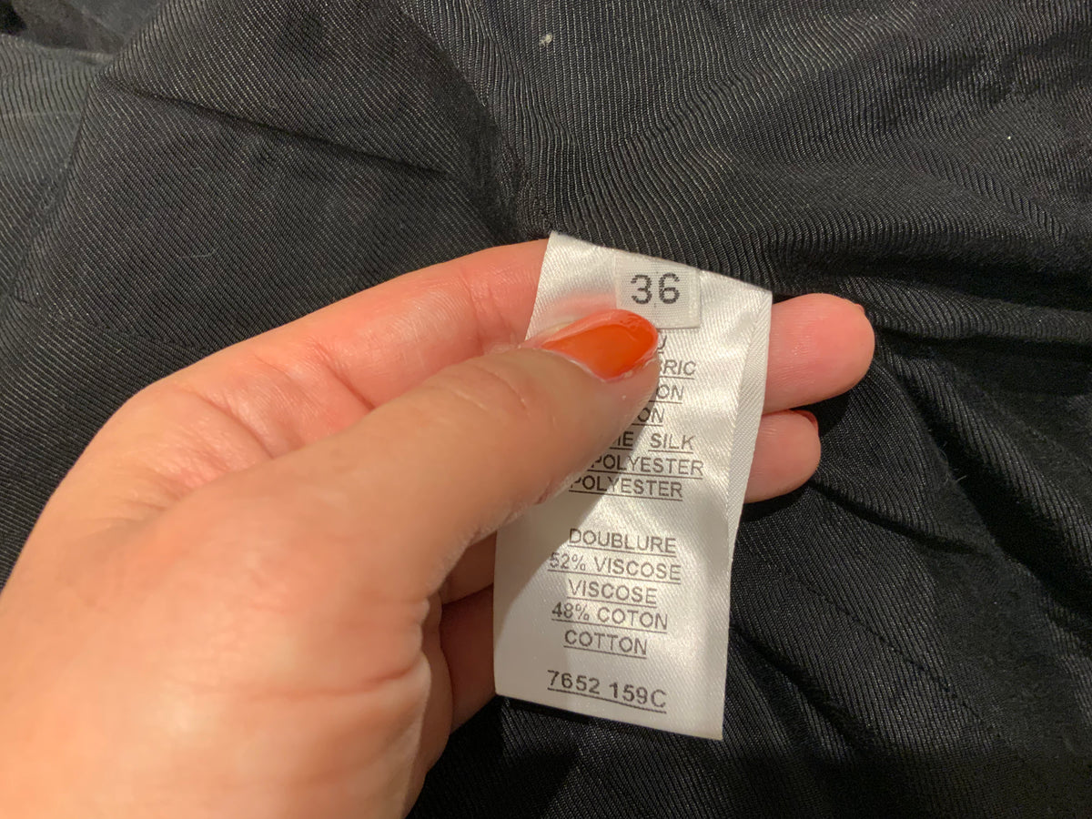 SOLD OUT Balmain double breasted vertical striped blazer jacket F 36 As Kendal ladies