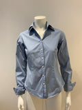 Gap Blue Fitted Stretch Shirt Size US 2 UK 6 XS ladies
