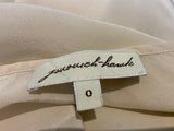 Jovovich Hawk Silk Ecru Slip Mini Dress Size US 0 XXS ladies
