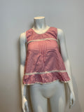 Juicy Couture Striped Backless Top in Red & White Size P Petit XS children