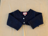 NECK & NECK navy wool knitted bolero cardigan 6 month 62-68 cm Girls Children