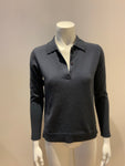 MASSIMO DUTTI Pure Mongolian Cashmere POLO KNITTED SWEATER JUMPER XS EXTRA SMALL ladies