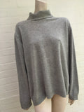 Marks&Spencer M&S Grey Pure Cashmere Turtleneck Jumper Size XL ladies