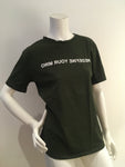 Zara short sleeve graphic tee "redefine your mind" size S small MOST WANTED ladies