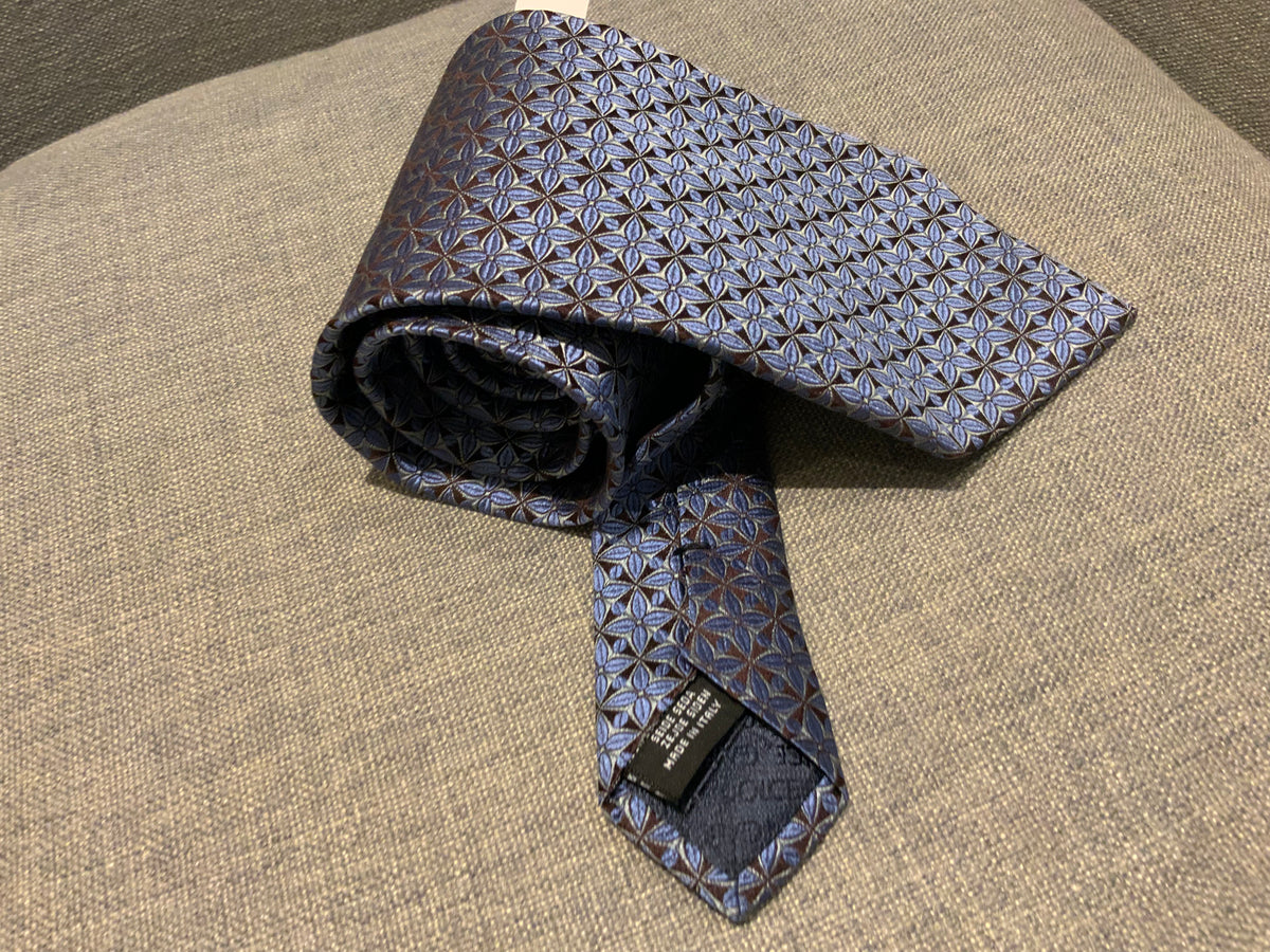 DOLCE & GABBANA Silk Jacquard Flower Mens Tie men
